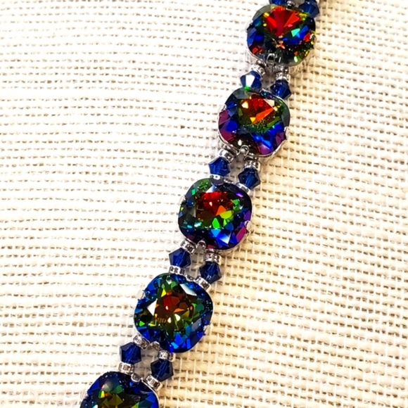 Swarovski Crystal multi-colored bracelet - Picture 4 of 7